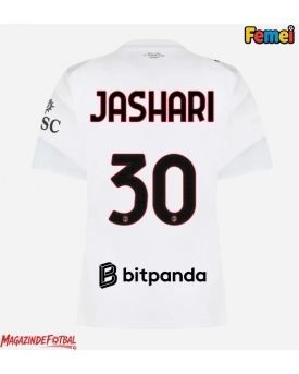AC Milan Ardon Jashari #30 Tricou Fotbal Replică 2026-27 Femei Deplasare